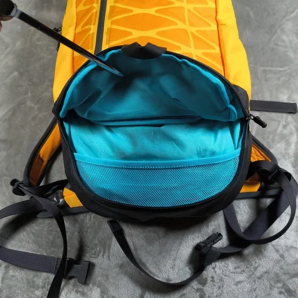 Nike Cheyenne Vapor II Backpack Orange Black Reflective Daypack Hiking Outodoor - Picture 3 of 16